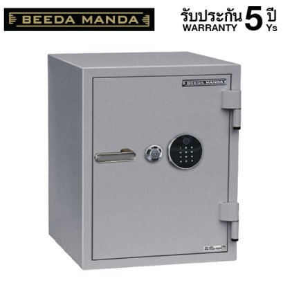 ตู้เซฟกันไฟ 3 ชั่วโมง BEEDA MANDA รหัสสแกนลายนิ้วมือ รุ่น FS-110N-F สีเงิน