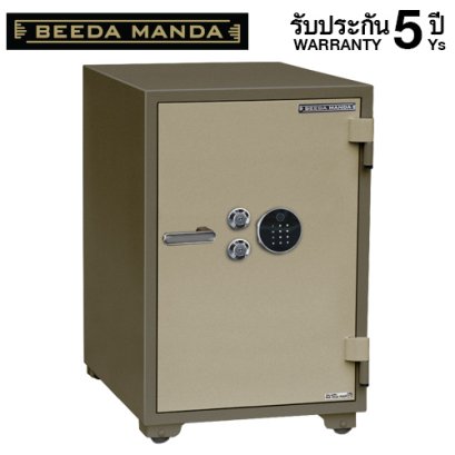 ตู้เซฟกันไฟ 3 ชั่วโมง BEEDA MANDA รหัสสแกนลายนิ้วมือ รุ่น FS-190-F สีทอง