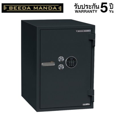 ตู้เซฟกันไฟ 3 ชั่วโมง BEEDA MANDA รหัสสแกนลายนิ้วมือ รุ่น FS-190N-F สีดำ