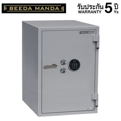 ตู้เซฟกันไฟ 3 ชั่วโมง BEEDA MANDA รหัสสแกนลายนิ้วมือ รุ่น FS-190N-F สีเงิน