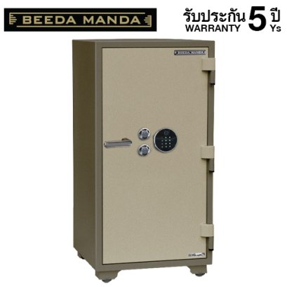 ตู้เซฟกันไฟ 3 ชั่วโมง BEEDA MANDA รหัสสแกนลายนิ้วมือ รุ่น FS-250-F สีทอง