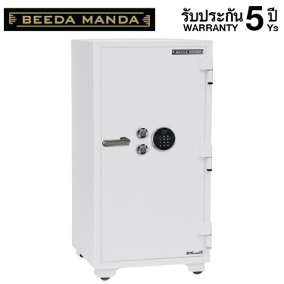 ตู้เซฟกันไฟ 3 ชั่วโมง BEEDA MANDA รหัสสแกนลายนิ้วมือ รุ่น FS-250-F สีขาว
