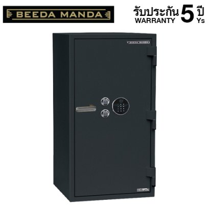 ตู้เซฟกันไฟ 3 ชั่วโมง BEEDA MANDA รหัสสแกนลายนิ้วมือ รุ่น FS-250N-F สีดำ