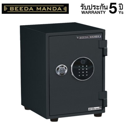 ตู้เซฟกันไฟ 2 ชั่วโมง BEEDA MANDA รหัสสแกนลายนิ้วมือ รุ่น FS-25T-F สีดำ