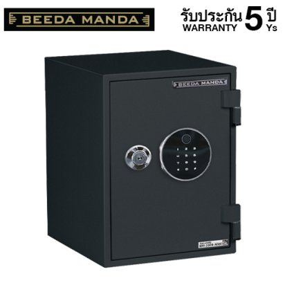 ตู้เซฟกันไฟ 2 ชั่วโมง BEEDA MANDA รหัสสแกนลายนิ้วมือ รุ่น FS-25TN-F สีดำ