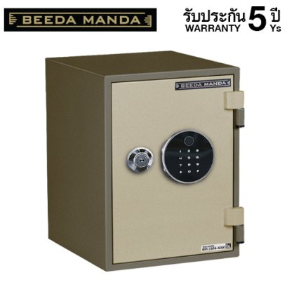 ตู้เซฟกันไฟ 2 ชั่วโมง BEEDA MANDA รหัสสแกนลายนิ้วมือ รุ่น FS-25TN-F สีทอง