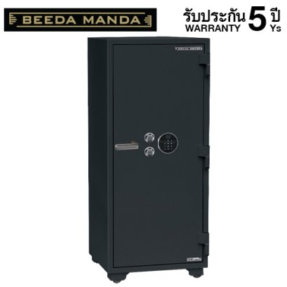 ตู้เซฟกันไฟ 3 ชั่วโมง BEEDA MANDA รหัสสแกนลายนิ้วมือ รุ่น FS-280-F สีดำ