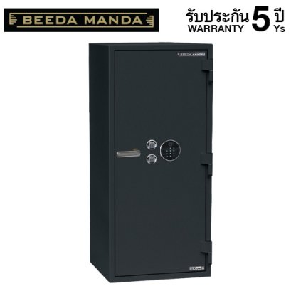 ตู้เซฟกันไฟ 3 ชั่วโมง BEEDA MANDA รหัสสแกนลายนิ้วมือ รุ่น FS-280N-F สีดำ