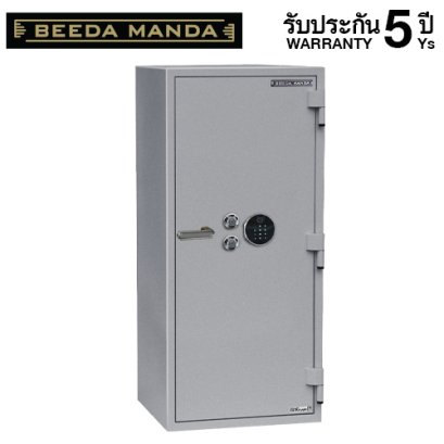 ตู้เซฟกันไฟ 3 ชั่วโมง BEEDA MANDA รหัสสแกนลายนิ้วมือ รุ่น FS-280N-F สีเงิน