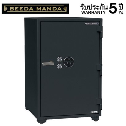 ตู้เซฟกันไฟ 3 ชั่วโมง BEEDA MANDA รหัสสแกนลายนิ้วมือ รุ่น FS-350-F สีดำ