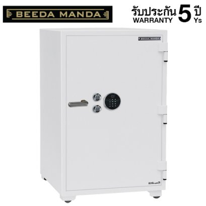 ตู้เซฟกันไฟ 3 ชั่วโมง BEEDA MANDA รหัสสแกนลายนิ้วมือ รุ่น FS-350-F สีขาว