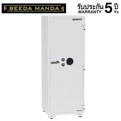 ตู้เซฟกันไฟ 3 ชั่วโมง BEEDA MANDA รหัสสแกนลายนิ้วมือ รุ่น FS-360-F สีขาว