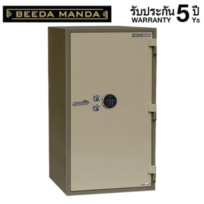 ตู้เซฟกันไฟ 3 ชั่วโมง BEEDA MANDA รหัสสแกนลายนิ้วมือ รุ่น FS-380N-F สีทอง