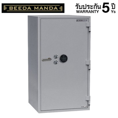 ตู้เซฟกันไฟ 3 ชั่วโมง BEEDA MANDA รหัสสแกนลายนิ้วมือ รุ่น FS-380N-F สีเงิน