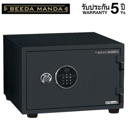 ตู้เซฟกันไฟ 3 ชั่วโมง BEEDA MANDA รหัสสแกนลายนิ้วมือ รุ่น FS-55-F สีดำ