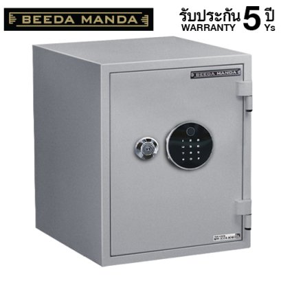 ตู้เซฟกันไฟ 3 ชั่วโมง BEEDA MANDA รหัสสแกนลายนิ้วมือ รุ่น FS-70N-F สีเงิน