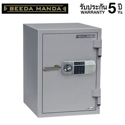 ตู้เซฟกันไฟ 3 ชั่วโมง BEEDA MANDA รหัสสแกนลายนิ้วมือ รุ่น FS-105N-FA สีเงิน