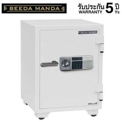 ตู้เซฟกันไฟ 3 ชั่วโมง BEEDA MANDA รหัสสแกนลายนิ้วมือ รุ่น FS-110-FA สีขาว