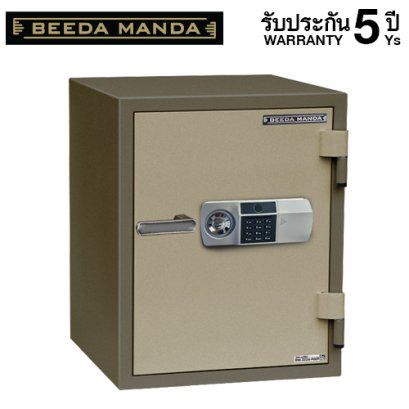 ตู้เซฟกันไฟ 3 ชั่วโมง BEEDA MANDA รหัสสแกนลายนิ้วมือ รุ่น FS-110N-FA สีทอง