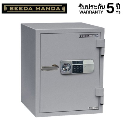 ตู้เซฟกันไฟ 3 ชั่วโมง BEEDA MANDA รหัสสแกนลายนิ้วมือ รุ่น FS-110N-FA สีเงิน