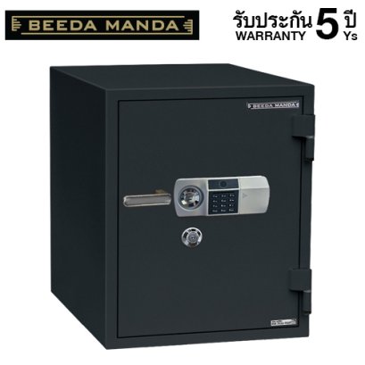 ตู้เซฟกันไฟ 3 ชั่วโมง BEEDA MANDA รหัสสแกนลายนิ้วมือ รุ่น FS-155N-FA สีดำ
