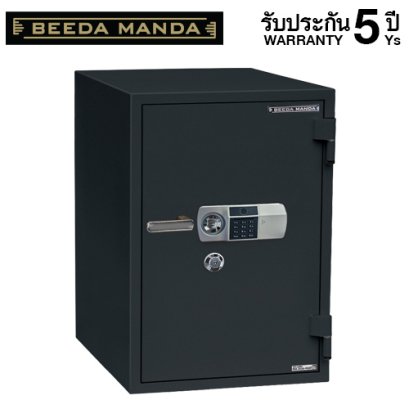 ตู้เซฟกันไฟ 3 ชั่วโมง BEEDA MANDA รหัสสแกนลายนิ้วมือ รุ่น FS-190N-FA สีดำ
