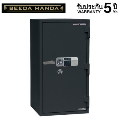 ตู้เซฟกันไฟ 3 ชั่วโมง BEEDA MANDA รหัสสแกนลายนิ้วมือ รุ่น FS-250N-FA สีดำ