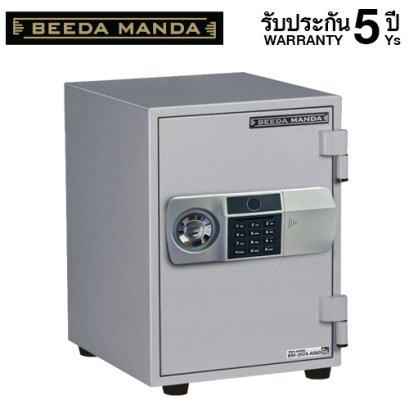 ตู้เซฟกันไฟ 2 ชั่วโมง BEEDA MANDA รหัสสแกนลายนิ้วมือ รุ่น FS-25T-FA สีเงิน