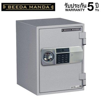 ตู้เซฟกันไฟ 2 ชั่วโมง BEEDA MANDA รหัสสแกนลายนิ้วมือ รุ่น FS-25TN-FA สีเงิน