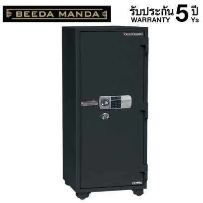 ตู้เซฟกันไฟ 3 ชั่วโมง BEEDA MANDA รหัสสแกนลายนิ้วมือ รุ่น FS-280-FA สีดำ