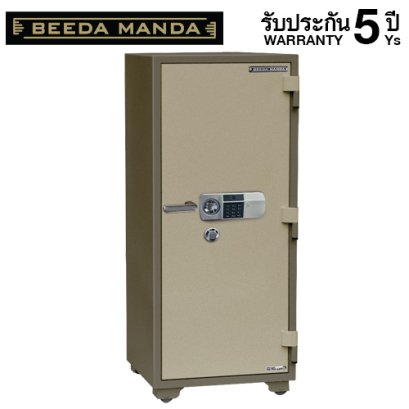 ตู้เซฟกันไฟ 3 ชั่วโมง BEEDA MANDA รหัสสแกนลายนิ้วมือ รุ่น FS-280-FA สีทอง