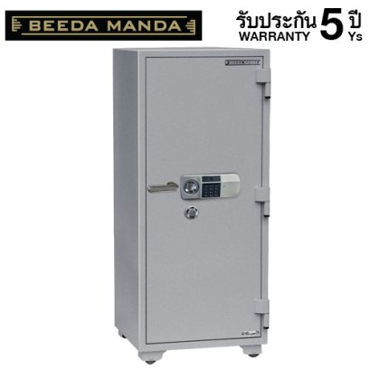 ตู้เซฟกันไฟ 3 ชั่วโมง BEEDA MANDA รหัสสแกนลายนิ้วมือ รุ่น FS-280-FA สีเงิน