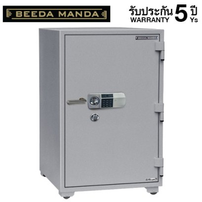 ตู้เซฟกันไฟ 3 ชั่วโมง BEEDA MANDA รหัสสแกนลายนิ้วมือ รุ่น FS-350-FA สีเงิน