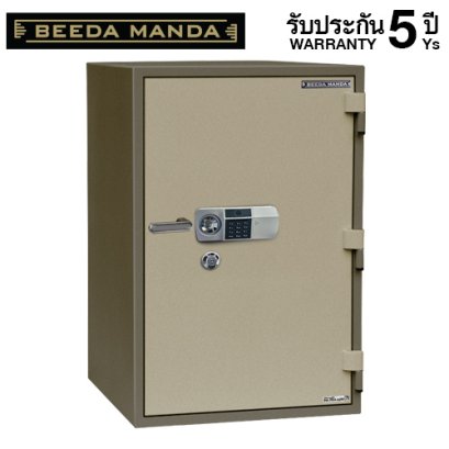 ตู้เซฟกันไฟ 3 ชั่วโมง BEEDA MANDA รหัสสแกนลายนิ้วมือ รุ่น FS-350N-FA สีทอง