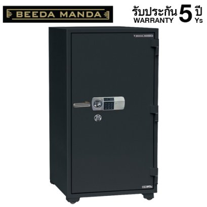 ตู้เซฟกันไฟ 3 ชั่วโมง BEEDA MANDA รหัสสแกนลายนิ้วมือ รุ่น FS-380-FA สีดำ