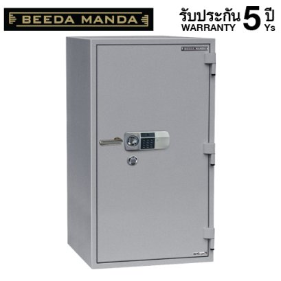 ตู้เซฟกันไฟ 3 ชั่วโมง BEEDA MANDA รหัสสแกนลายนิ้วมือ รุ่น FS-380N-FA สีเงิน