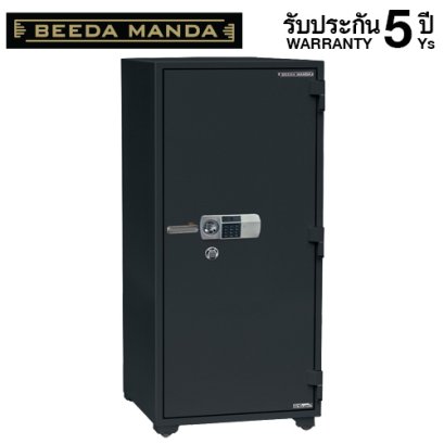 ตู้เซฟกันไฟ 3 ชั่วโมง BEEDA MANDA รหัสสแกนลายนิ้วมือ รุ่น FS-460-FA สีดำ