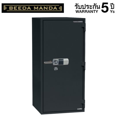ตู้เซฟกันไฟ 3 ชั่วโมง BEEDA MANDA รหัสสแกนลายนิ้วมือ รุ่น FS-460N-FA สีดำ