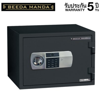 ตู้เซฟกันไฟ 3 ชั่วโมง BEEDA MANDA รหัสสแกนลายนิ้วมือ รุ่น FS-53N-FA สีดำ
