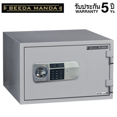 ตู้เซฟกันไฟ 3 ชั่วโมง BEEDA MANDA รหัสสแกนลายนิ้วมือ รุ่น FS-55N-FA สีเงิน