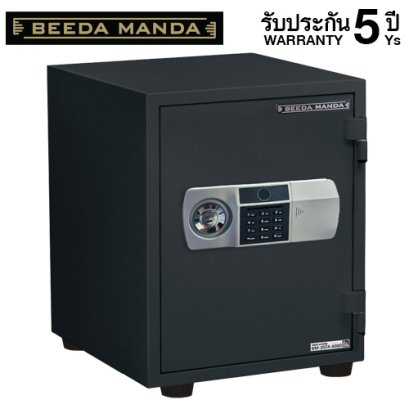 ตู้เซฟกันไฟ 3 ชั่วโมง BEEDA MANDA รหัสสแกนลายนิ้วมือ รุ่น FS-70-FA สีดำ