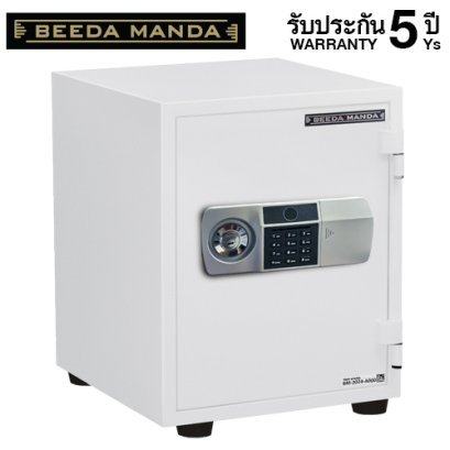 ตู้เซฟกันไฟ 3 ชั่วโมง BEEDA MANDA รหัสสแกนลายนิ้วมือ รุ่น FS-70-FA สีขาว