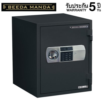 ตู้เซฟกันไฟ 3 ชั่วโมง BEEDA MANDA รหัสสแกนลายนิ้วมือ รุ่น FS-70N-FA สีดำ