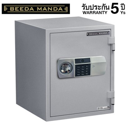 ตู้เซฟกันไฟ 3 ชั่วโมง BEEDA MANDA รหัสสแกนลายนิ้วมือ รุ่น FS-70N-FA สีเงิน