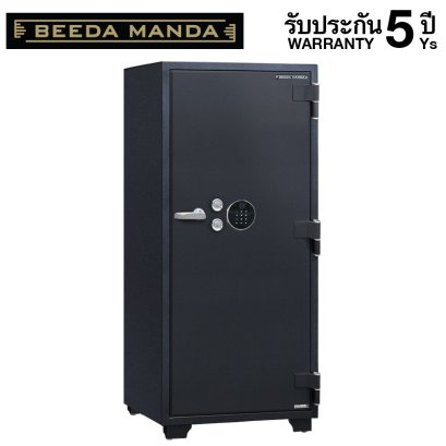 ตู้เซฟกันไฟ 3 ชั่วโมง BEEDA MANDA รหัสสแกนลายนิ้วมือ รุ่น FS-460-F สีดำ