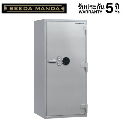 ตู้เซฟกันไฟ 3 ชั่วโมง BEEDA MANDA รหัสสแกนลายนิ้วมือ รุ่น FS-460N-F สีเงิน