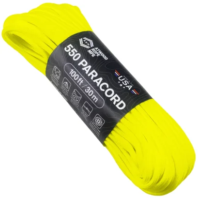 Atwood Rope 550 Paracord &ndash; Neon