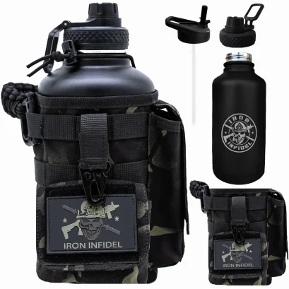 Iron Infidel 64oz Battle Bottle Water Bottles