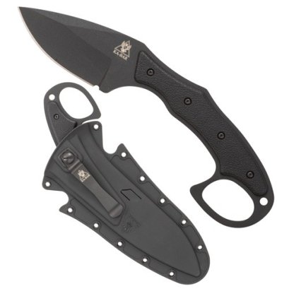 Ka-Bar TDI Pocket Strike Fixed Blade Knife (3.18&quot; Black) 2491