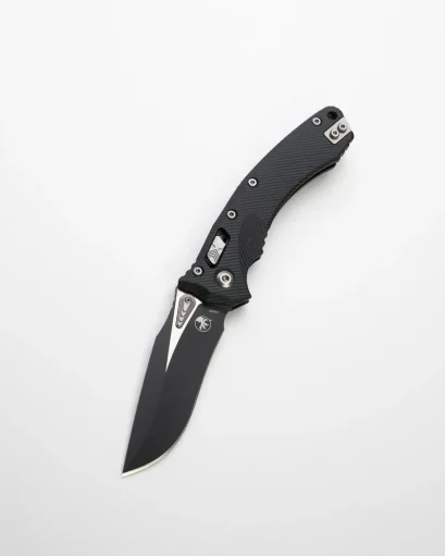 Microtech Amphibian RAM-LOK Black STD G-10 Black (137RL-1FLGTBK)